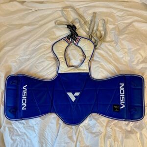 Vision Chest Protector Taekwondo Martial Arts Gear Blue Red Youth: Small